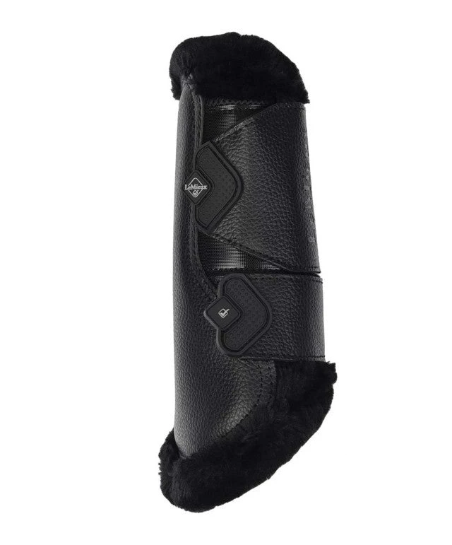LeMieux Fleece Edge Mesh Brushing Boots - 2 Colours - Image 4