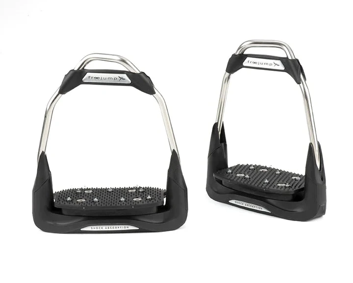 FreeJump Air's Stirrups- 00-30 Flat Platform, Oriented Eye