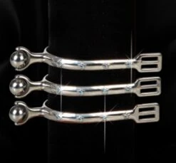 Ladies English Ball Spur With Swarovski Crystals