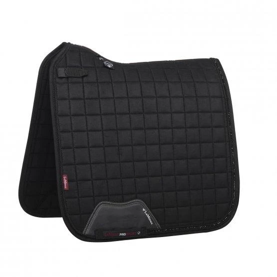 LeMieux Diamante Dressage Saddle Pad - BLACK